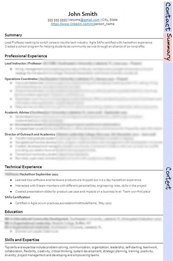 resume writing